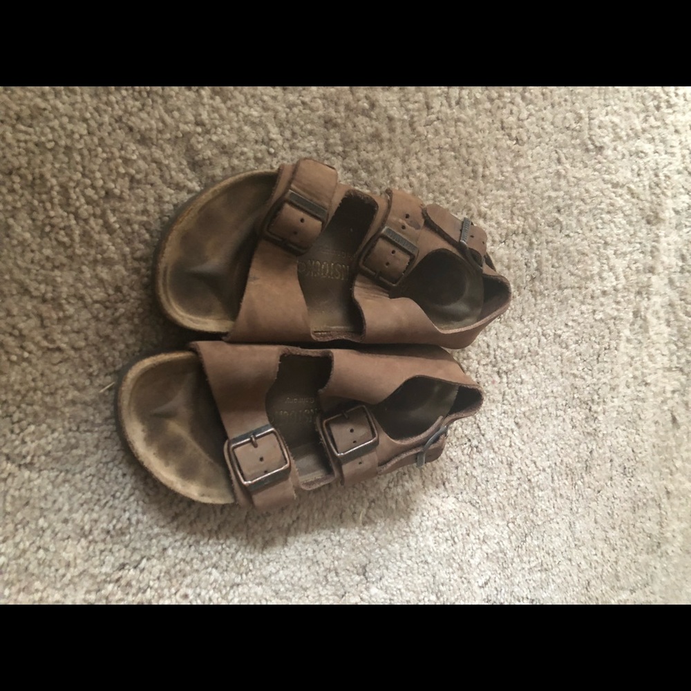 Birkenstocks with back strap